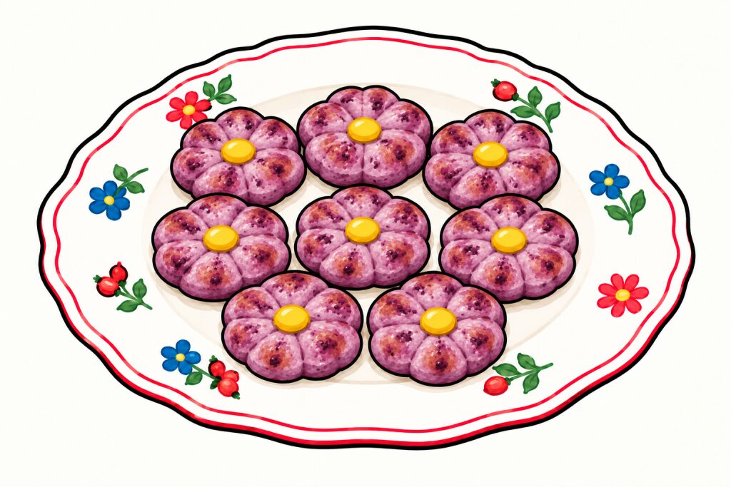 Сырнички-Ромашки «Ежевика-Лаванда»